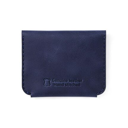 CH01 Leather Card Holder, Blue