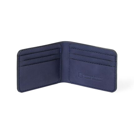 W02 Leather Wallet, Blue
